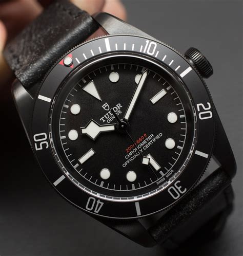 all black tudor watch|tudor black bay watch price.